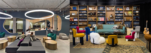 風格迥異的多元素辦公室設計